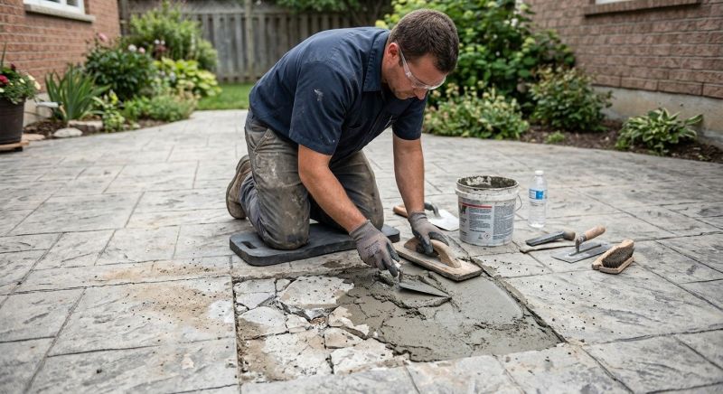 Decorative Concrete Repair in Fredericksburg, VA