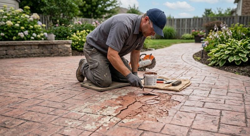 Decorative Concrete Repair in Fort Worth, TX